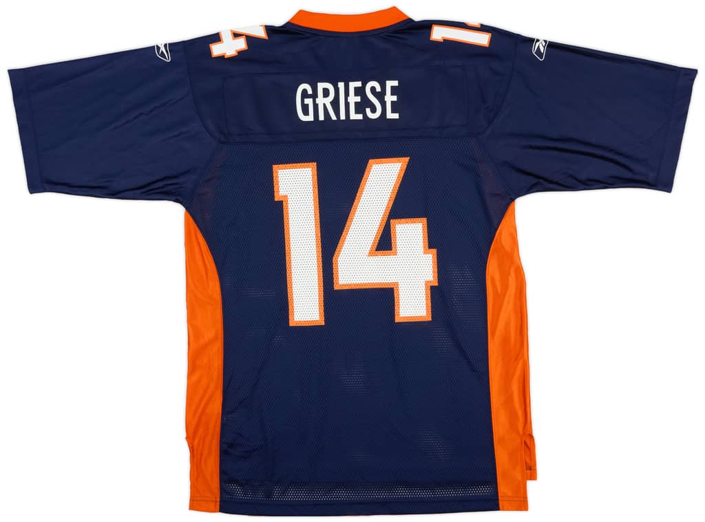 2002 Denver Broncos Griese #14 Reebok On Field Home Jersey (Excellent) M