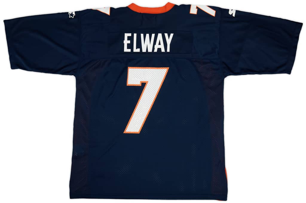 1997-98 Denver Broncos Elway #7 Starter Home Jersey (Excellent) XL