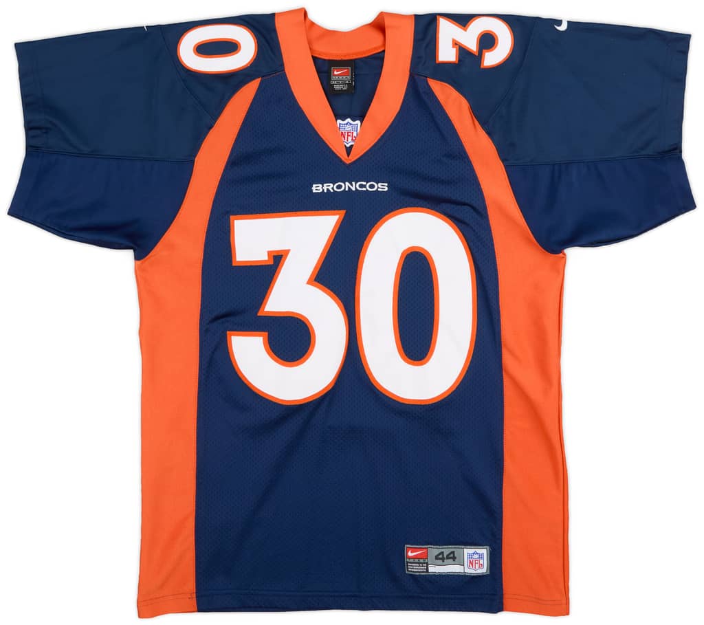 1997-00 Denver Broncos Davis #30 Nike Authentic Home Jersey (Excellent) L