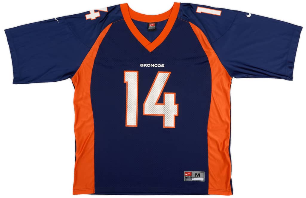 1998-00 Denver Broncos Griese #14 Nike Home Jersey (Excellent) M