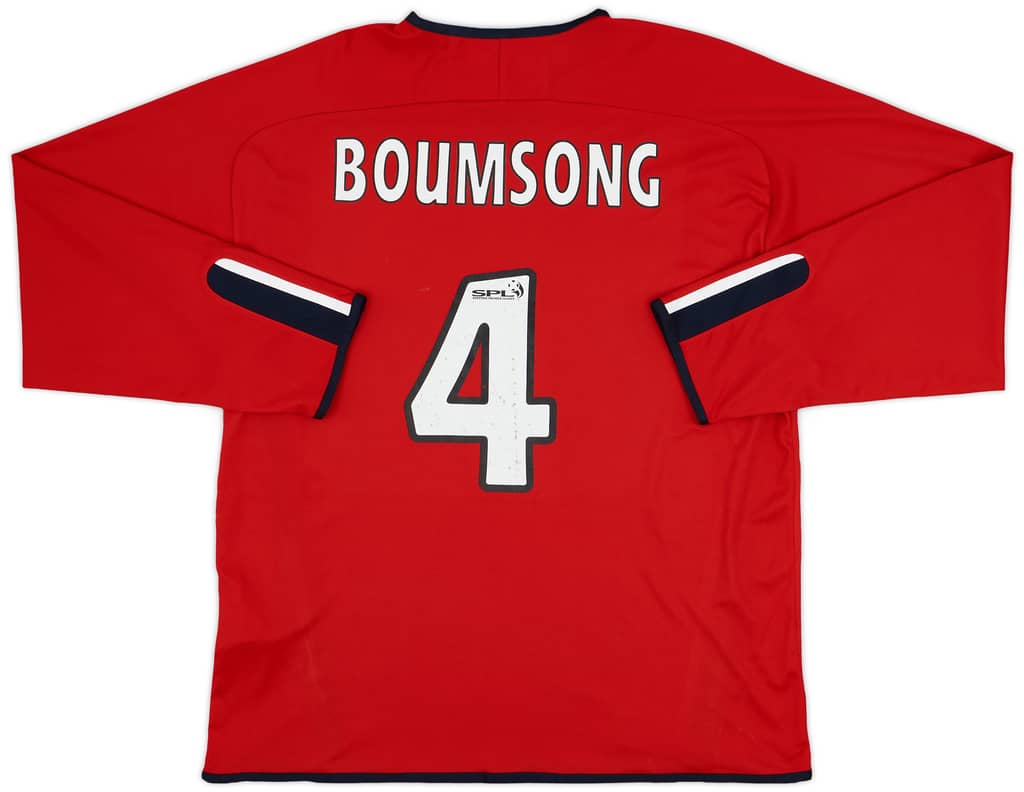 2004-05 Rangers Third L/S Shirt Boumsong #4 - 6/10 - (XL)