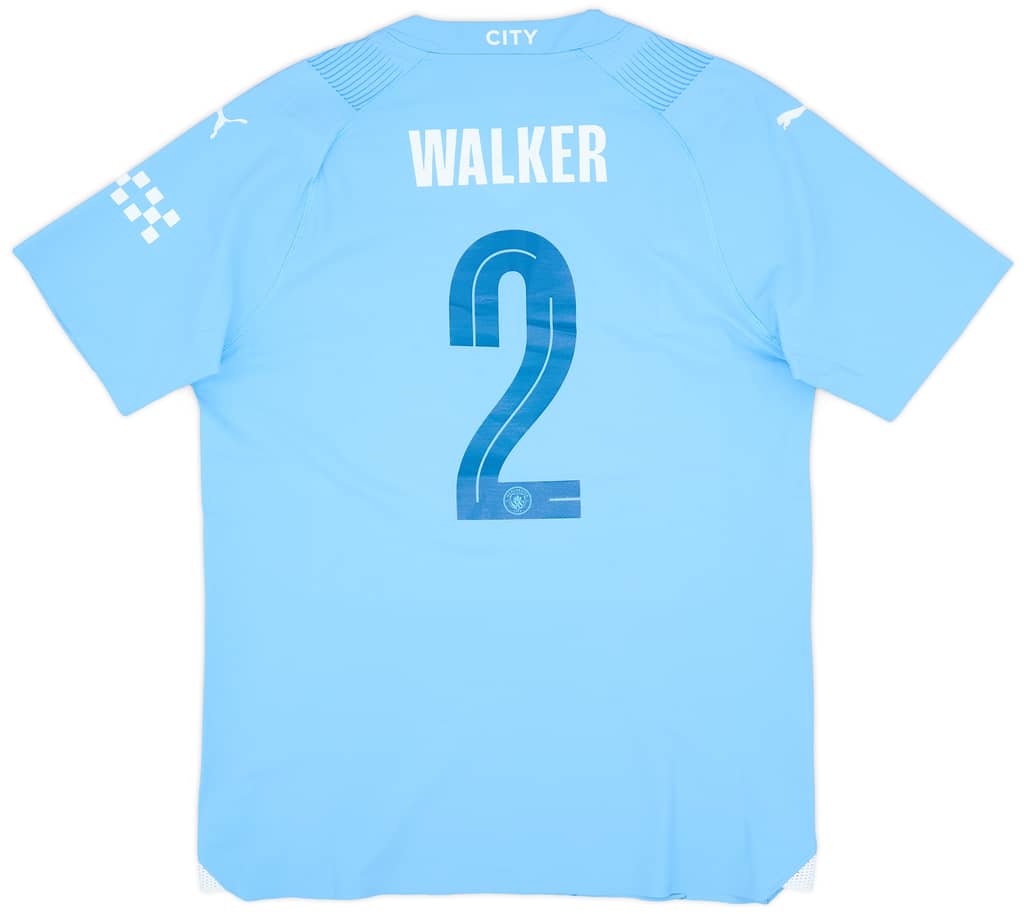 2023-24 Manchester City Match Issue FA Cup Home Shirt Walker #2
