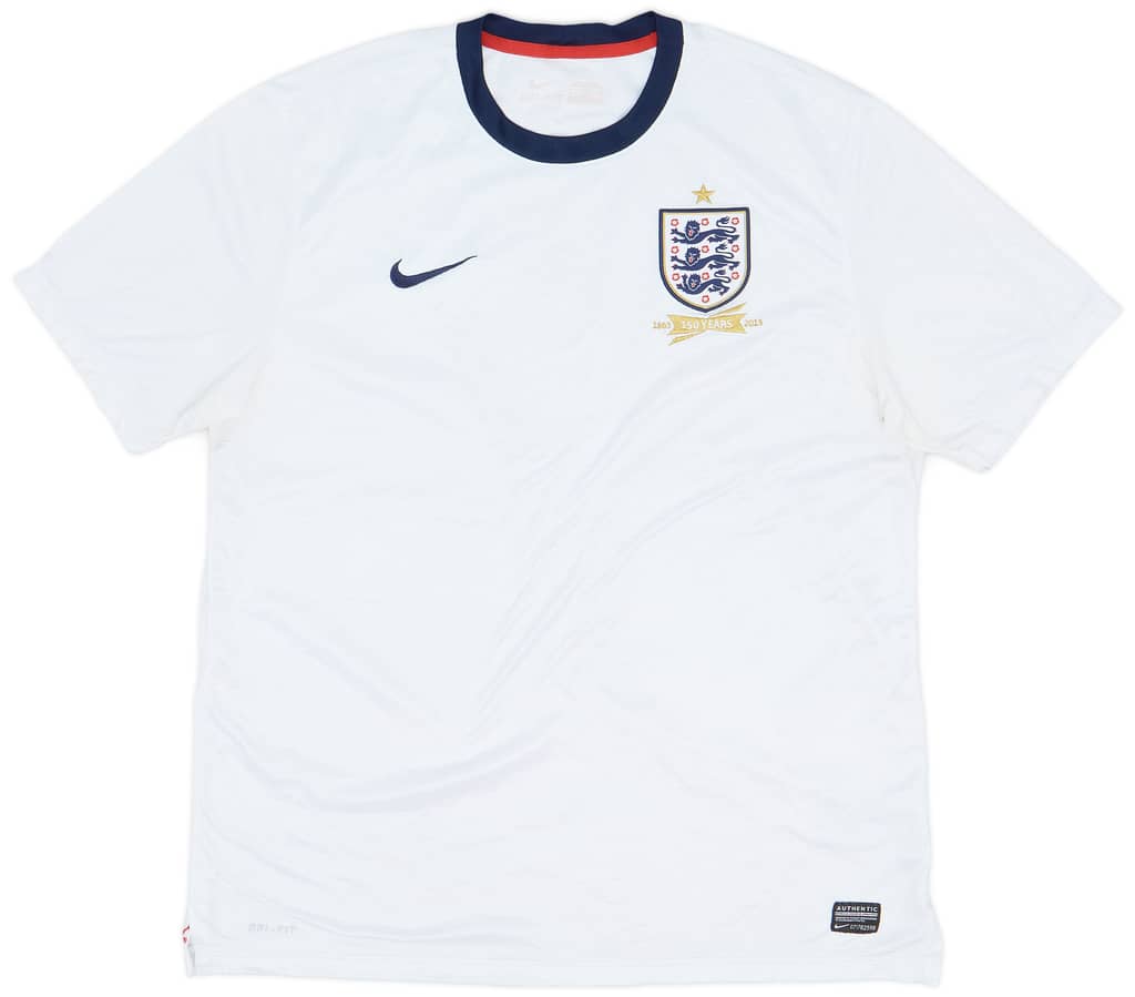 2013 England 150th Anniversary Home Shirt - 6/10 - (XL)
