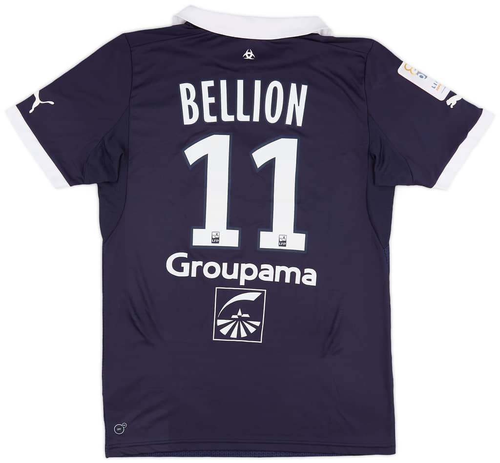 2012-13 Bordeaux Match Issue Home Shirt Bellion #11