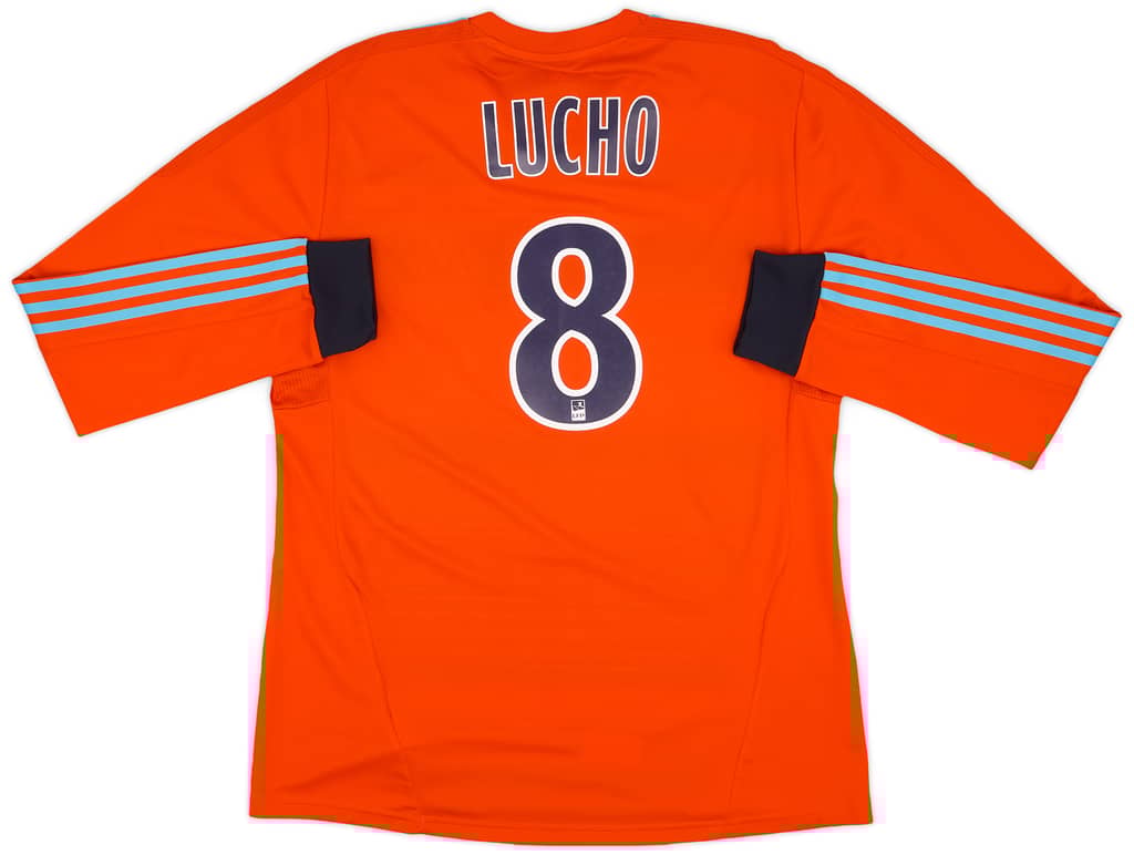 2011-12 Olympique Marseille Player Issue Formotion Third L/S Shirt Lucho #8 (XL)