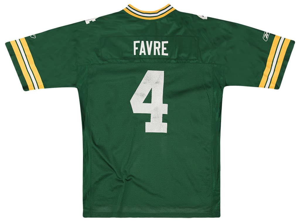2005-06 Green Bay Packers Favre #4 Reebok On Field Jersey (Home) XL