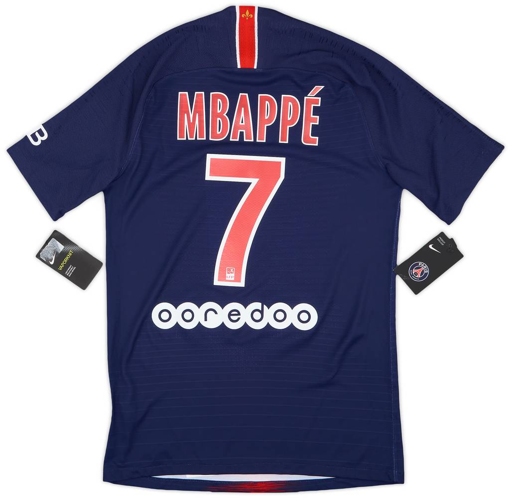 2018-19 Paris Saint-Germain Authentic Home Shirt Mbappe #7 (S)