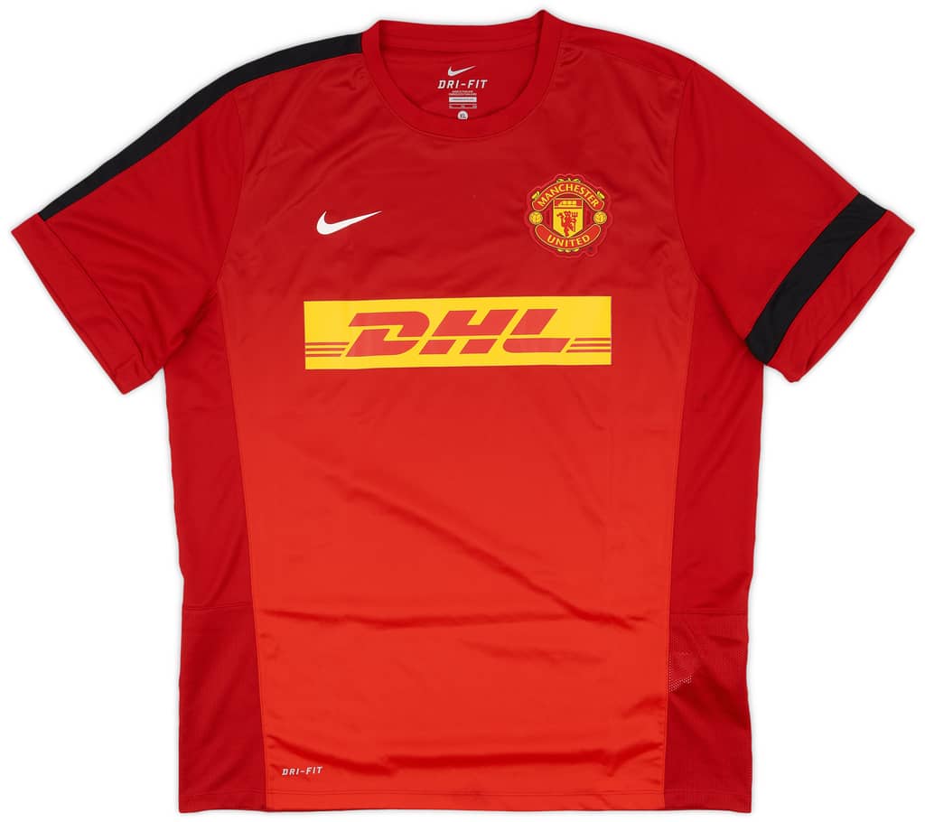 2013-14 Manchester United Nike Training Shirt - 9/10 - (XL)