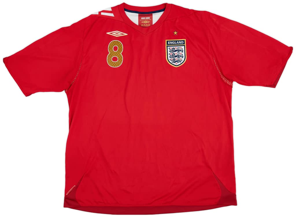 2006-08 England Away Shirt Lampard #8 - 8/10 - (XXL)