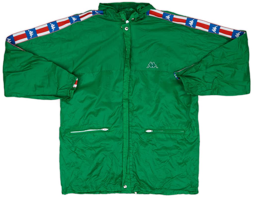 1988 USA Kappa Hooded Rain Jacket - 10/10 - (Y)