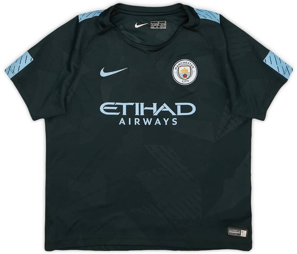 2017-18 Manchester City Third Shirt - 9/10 - (S.Boys)