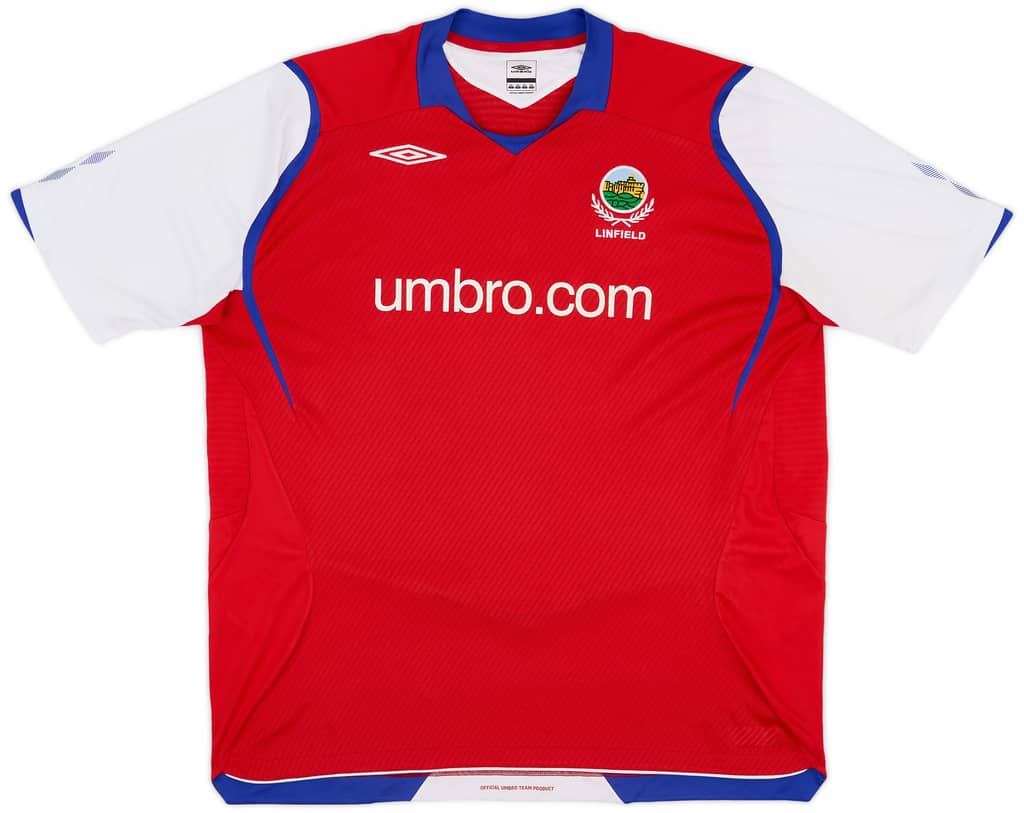 2008-09 Linfield Away Shirt - 7/10 - (XXL)