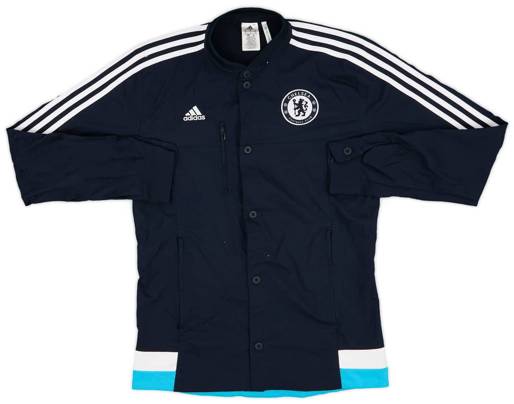 2014-15 Chelsea adidas Button Track Jacket - 9/10 - (S)