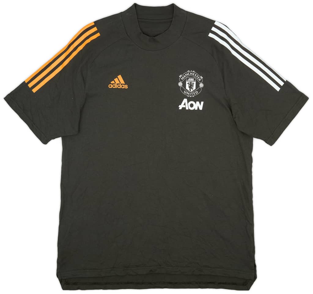2020-21 Manchester United adidas Cotton Tee - 9/10 - (L)