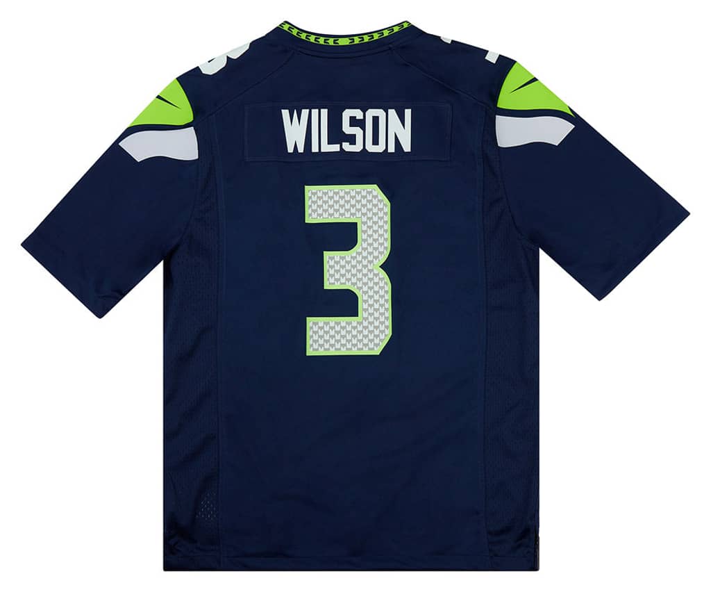 2016-21 Seattle Seahawks Wilson #3 Nike Game Jersey (Home) L - W/Tags