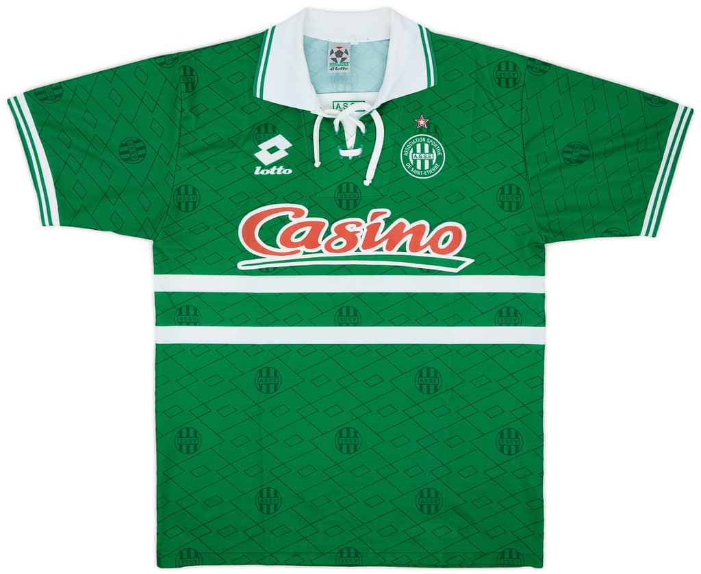 1995-97 Saint Etienne Home Shirt - 8/10 - (L)