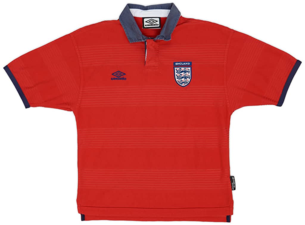 1999-01 England Away Shirt - 8/10 - (M.Boys)