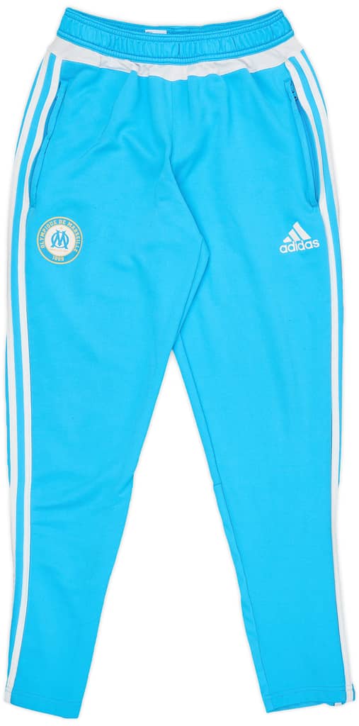 2015-16 Olympique Marseille adidas Track Pants/Bottoms - 6/10 - (S)