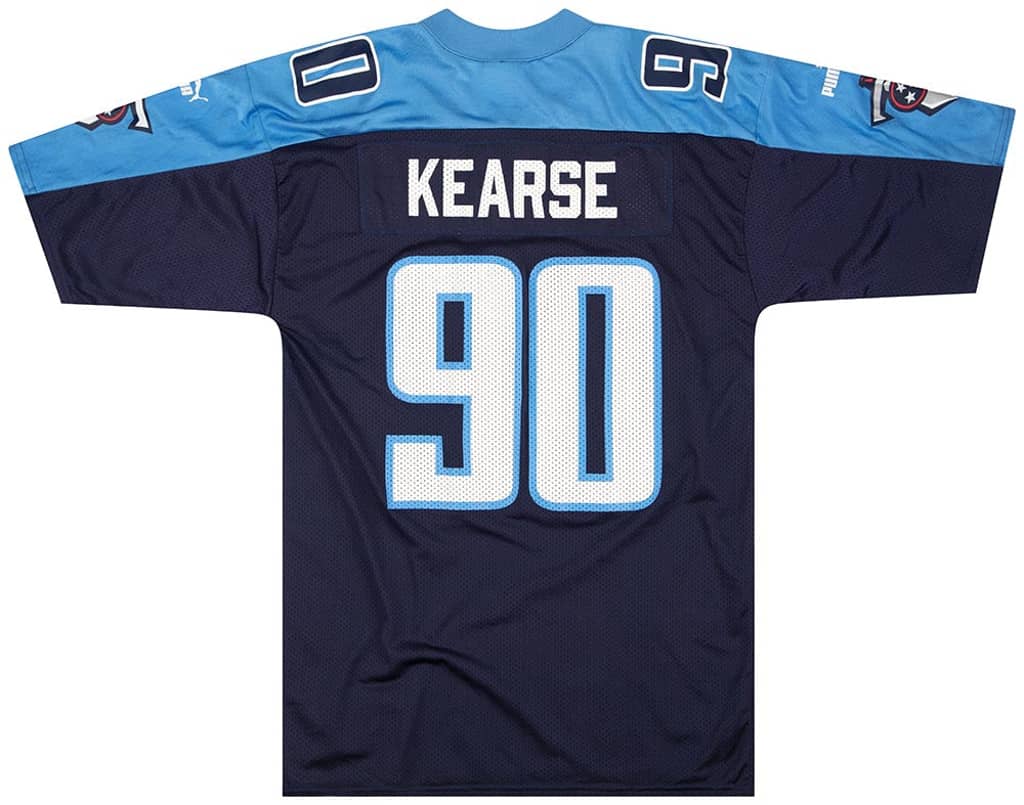 1999-00 Tennessee Titans Kearse #90 Puma Jersey (Home) L