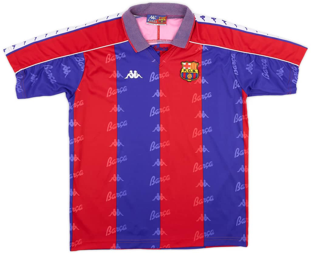 1992-95 Barcelona Home Shirt - 6/10 - (L)