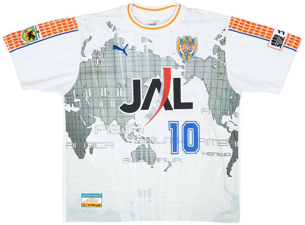 2002-04 Shimizu S-Pulse Away Shirt Sawanobori #10 - 8/10 - (M)