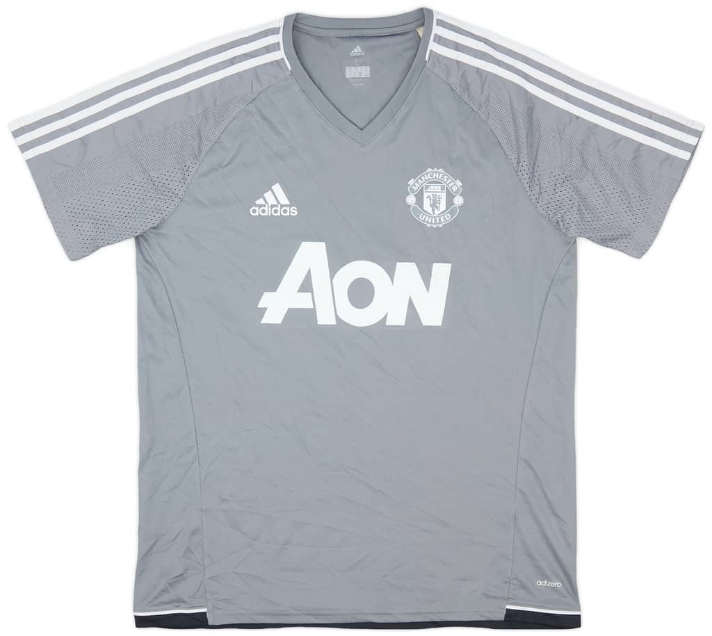 2017-18 Manchester United adidas Training Shirt - 7/10 - (L)