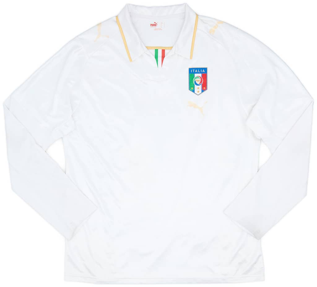 2007-08 Italy Away L/S Shirt - 5/10 - (L)