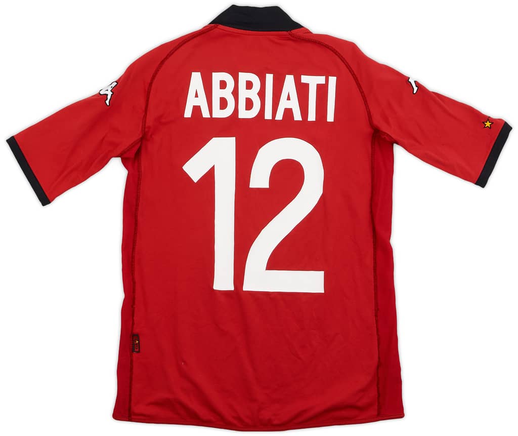 2002 Italy GK Shirt Abbiati #12 - 8/10 - (S)