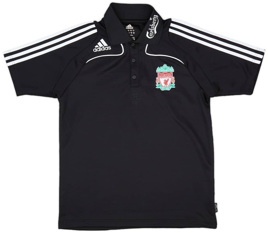 2008-09 Liverpool adidas Polo Shirt - 8/10 - (S)