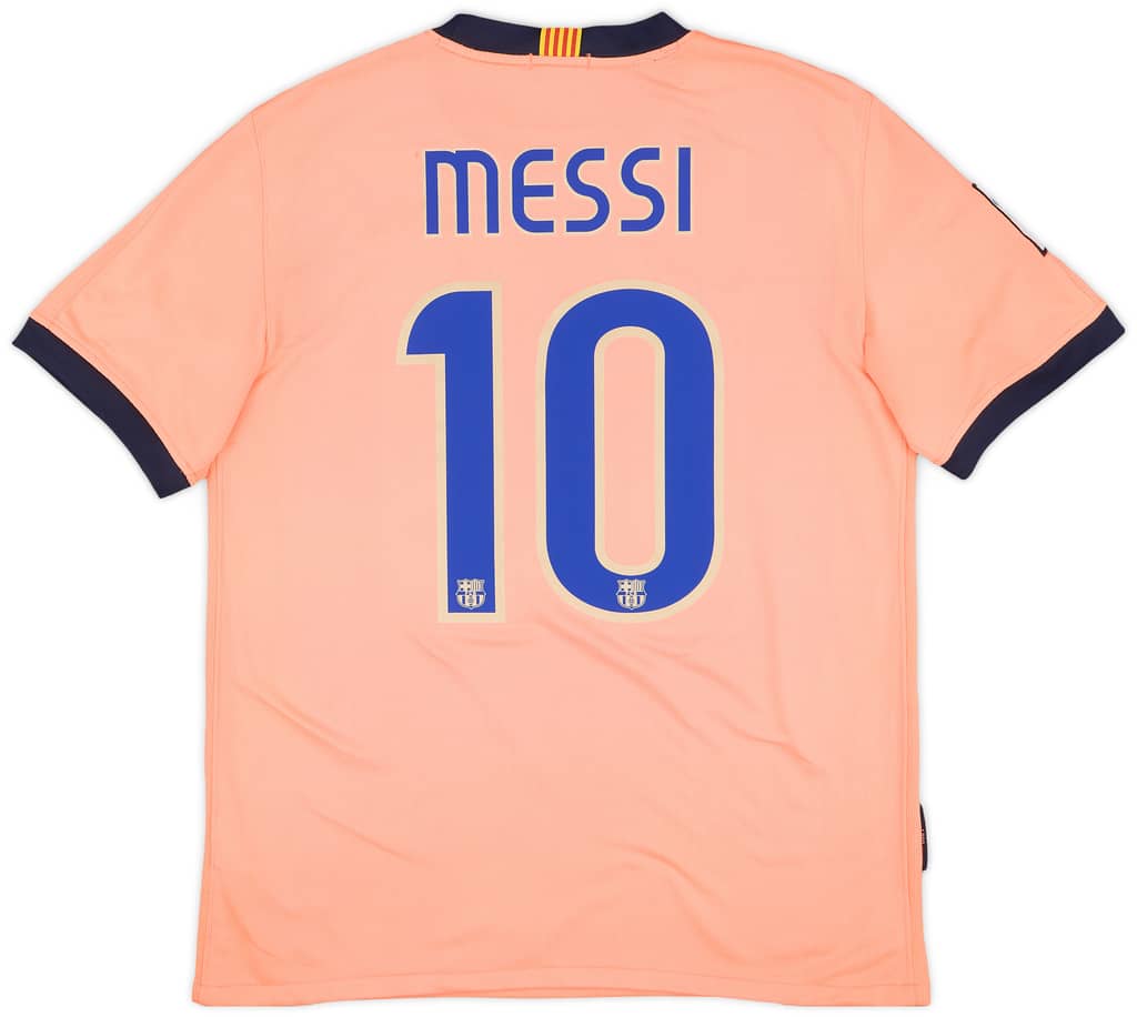 2009-10 Barcelona Away Shirt Messi #10 - 6/10 - (M)
