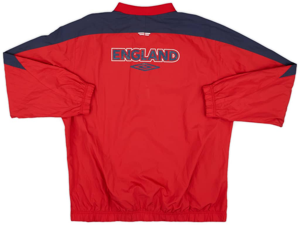 2002-04 England Umbro Drill Top - 6/10 - (M)