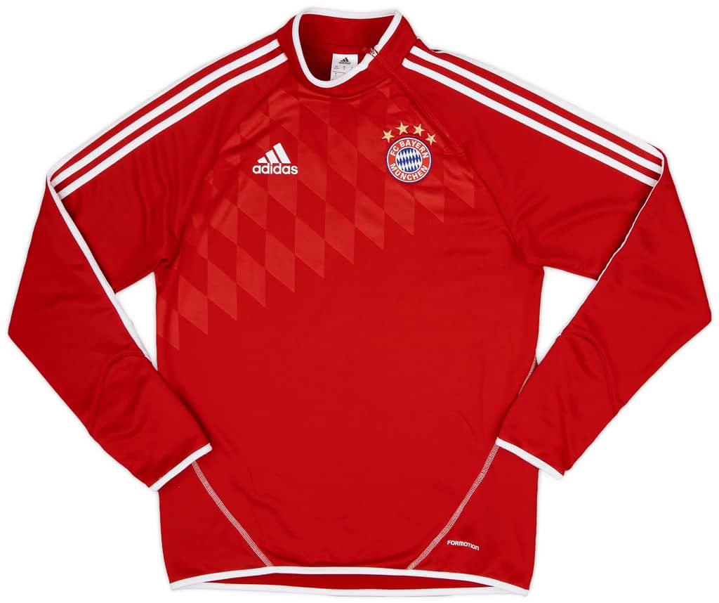 2013-14 Bayern Munich adidas 1/4 Zip Drill Top - 10/10 - (M/L)