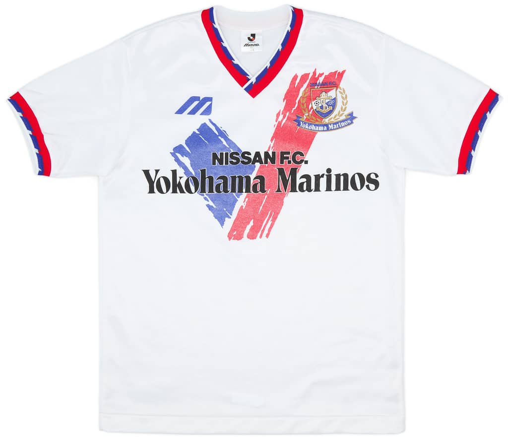 1993-94 Yokohama Marinos Mizuno Training Shirt - 8/10 - (L)