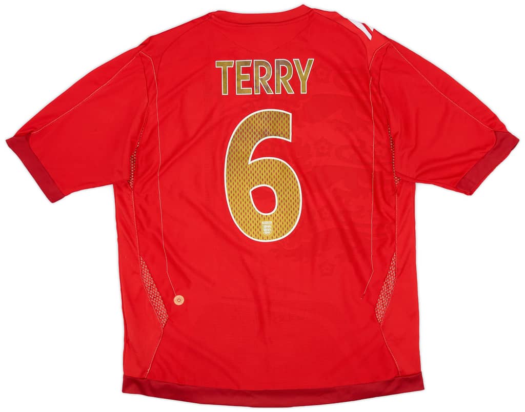 2006-08 England Away Shirt Terry #6 - 6/10 - (XL)