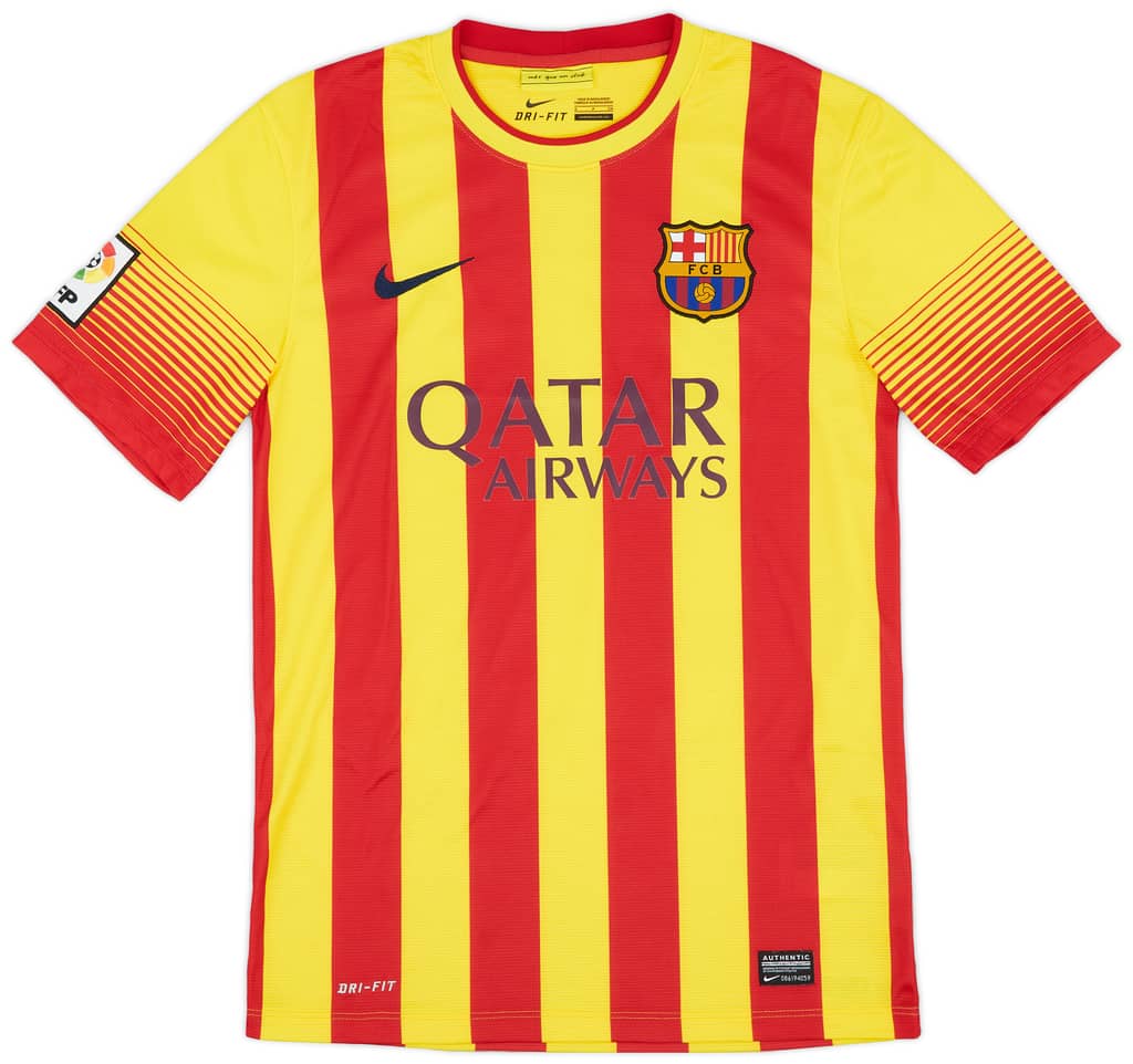 2013-15 Barcelona Away Shirt Messi #10 - 9/10 - (S)