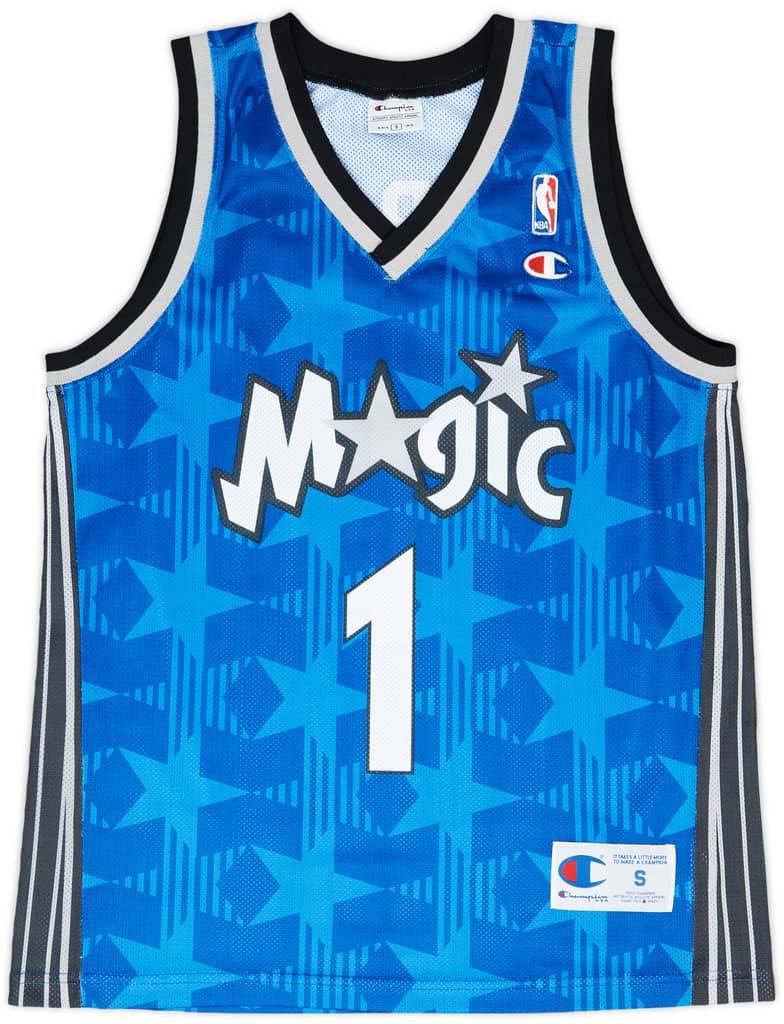 2000-03 Orlando Magic McGrady #1 Champion Away Jersey - 9/10 - (S)