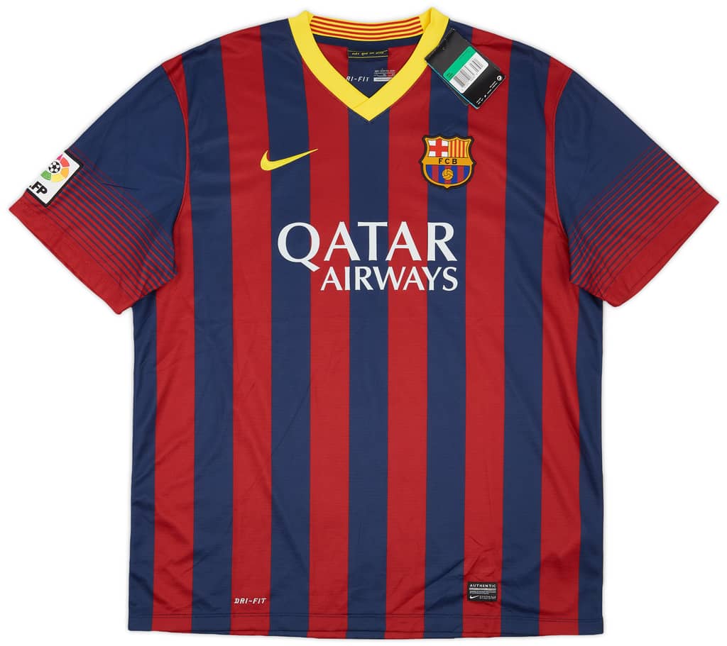 2013-14 Barcelona Home Shirt Messi #10