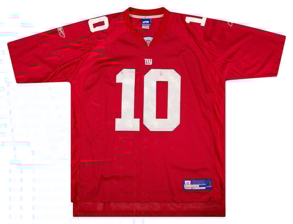 2005-06 New York Giants Manning #10 Reebok On Field Jersey (Alternate) XXL