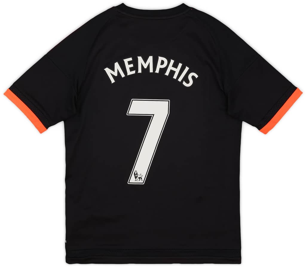2015-16 Manchester United Third Shirt Memphis #7 - 7/10 - (XL.Boys)