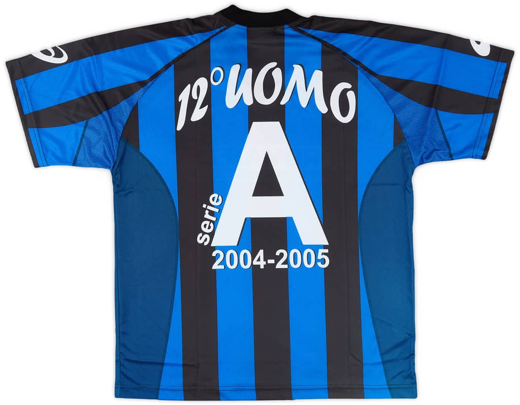 2004-05 Atalanta Basic Home '12 Uomo' Shirt (XL)