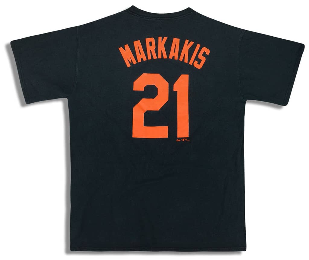 2008 Baltimore Orioles Markakis #21 Majestic Tee L