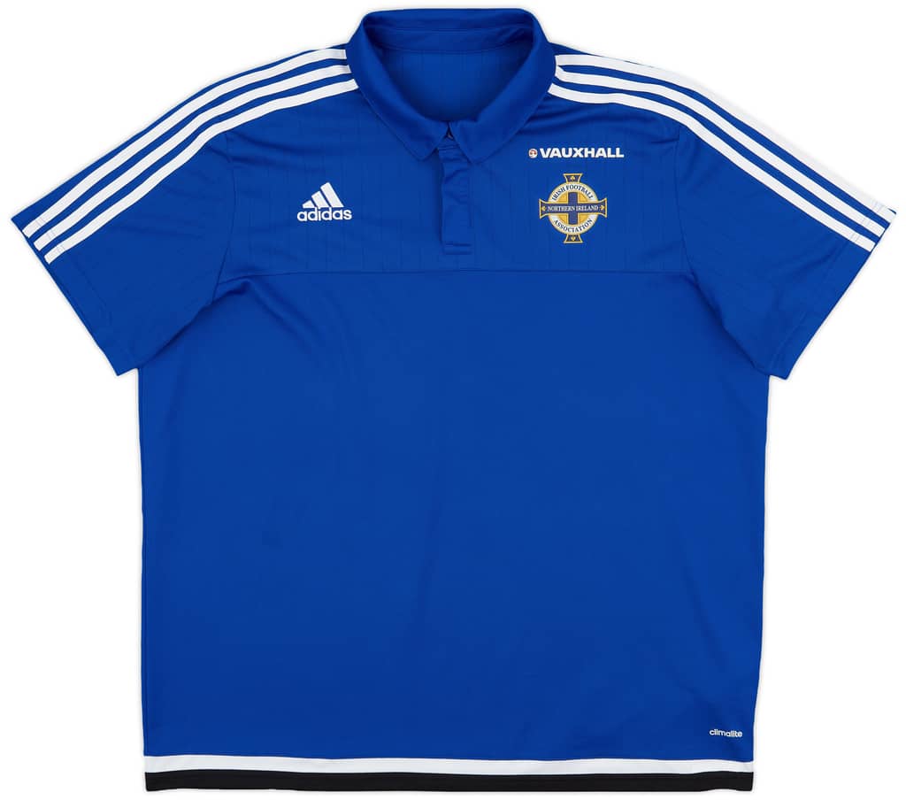 2018-19 Northern Ireland adidas Polo Shirt - 9/10 - (XXL)
