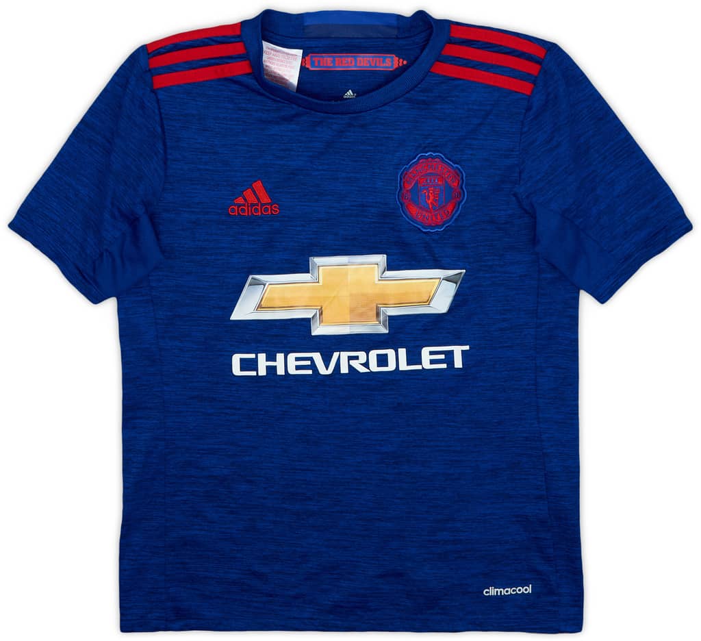 2016-17 Manchester United Away Shirt Pogba #6 - 9/10 - (S.Boys)