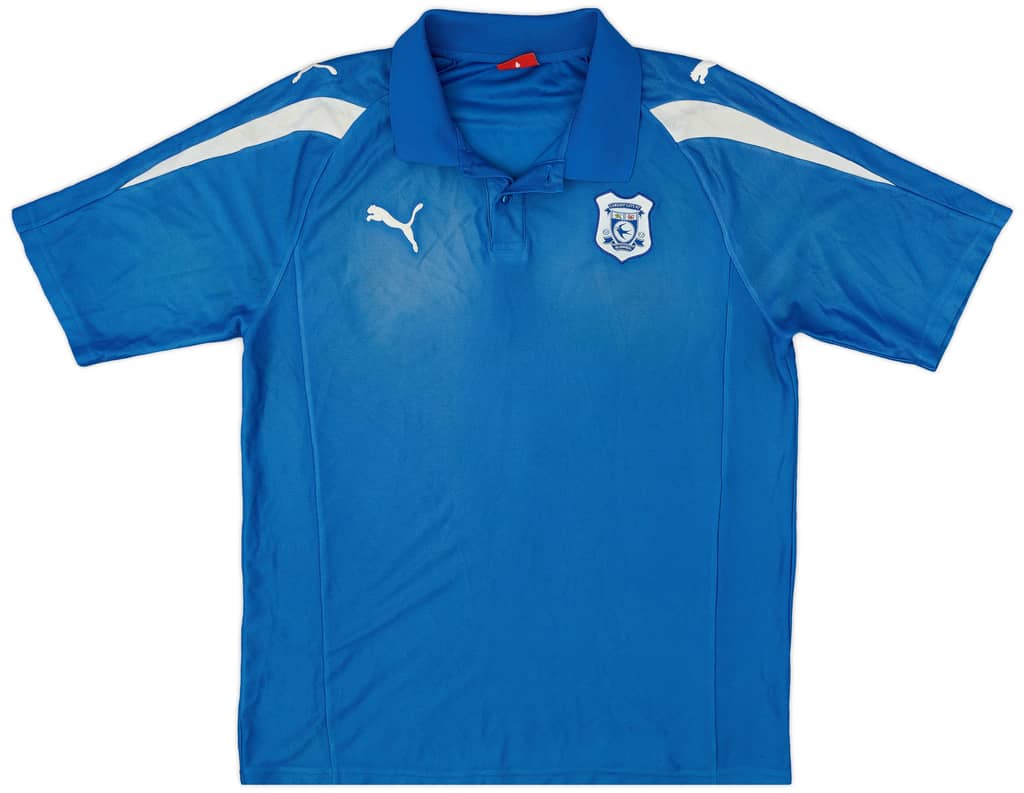 2010-11 Cardiff City Puma Polo Shirt - 8/10 - (L)
