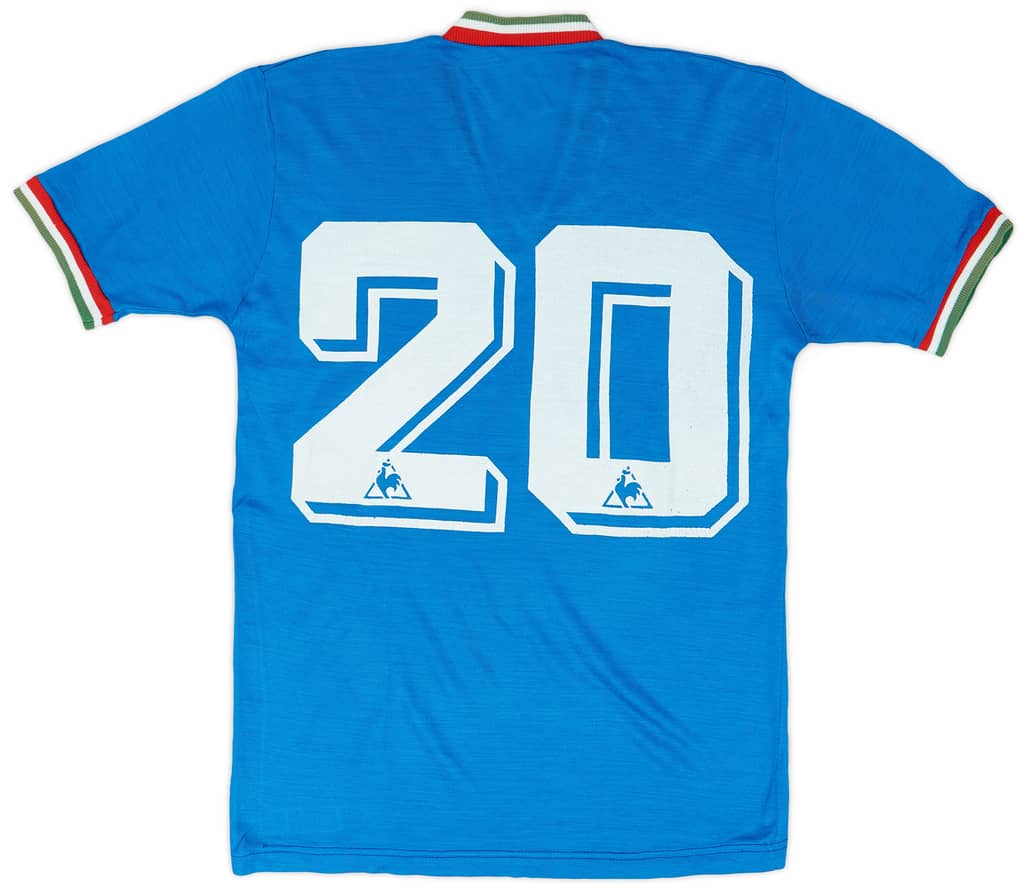 1982 Italy Le Coq Sportif Leisure Shirt #20 - 4/10 - (XL.Boys)