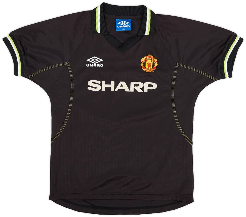 1998-99 Manchester United Third Shirt - 7/10 - (L.Boys)