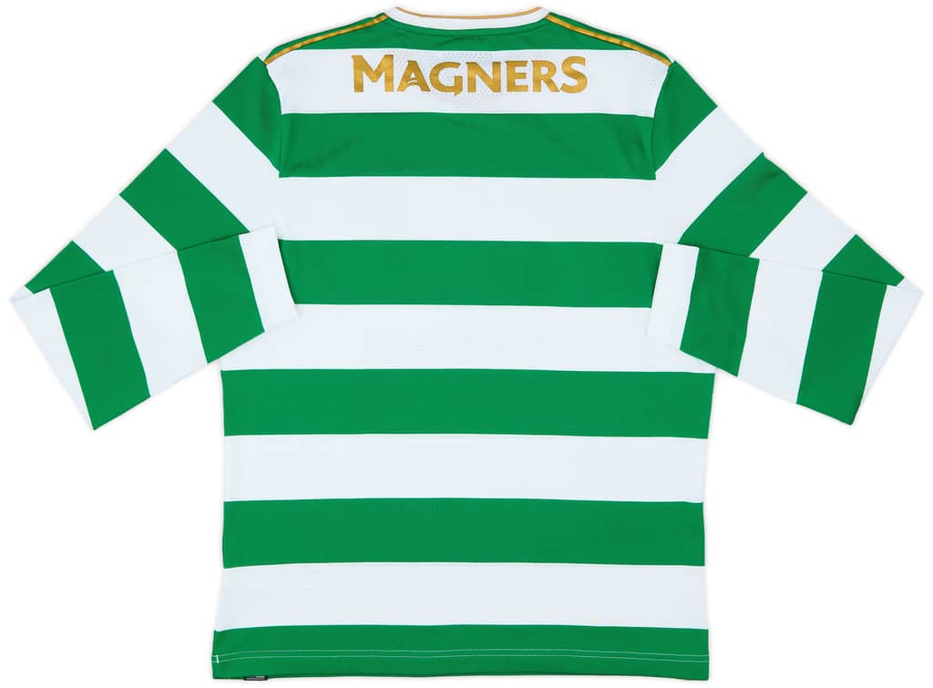 2017-18 Celtic 'Lisbon Lions 50th Anniversary' Home L/S Shirt - 9/10 - (S)
