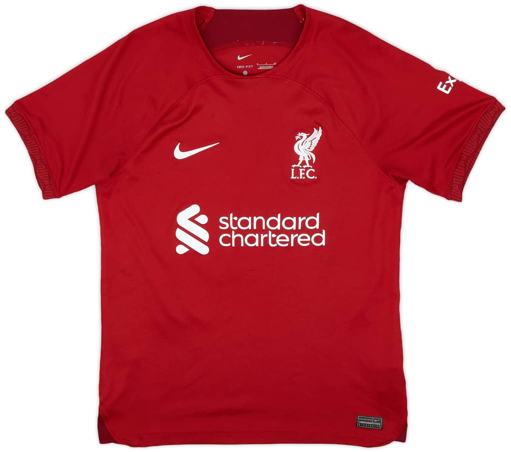2022-23 Liverpool Home Shirt Virgil #4 - 8/10 - (S)