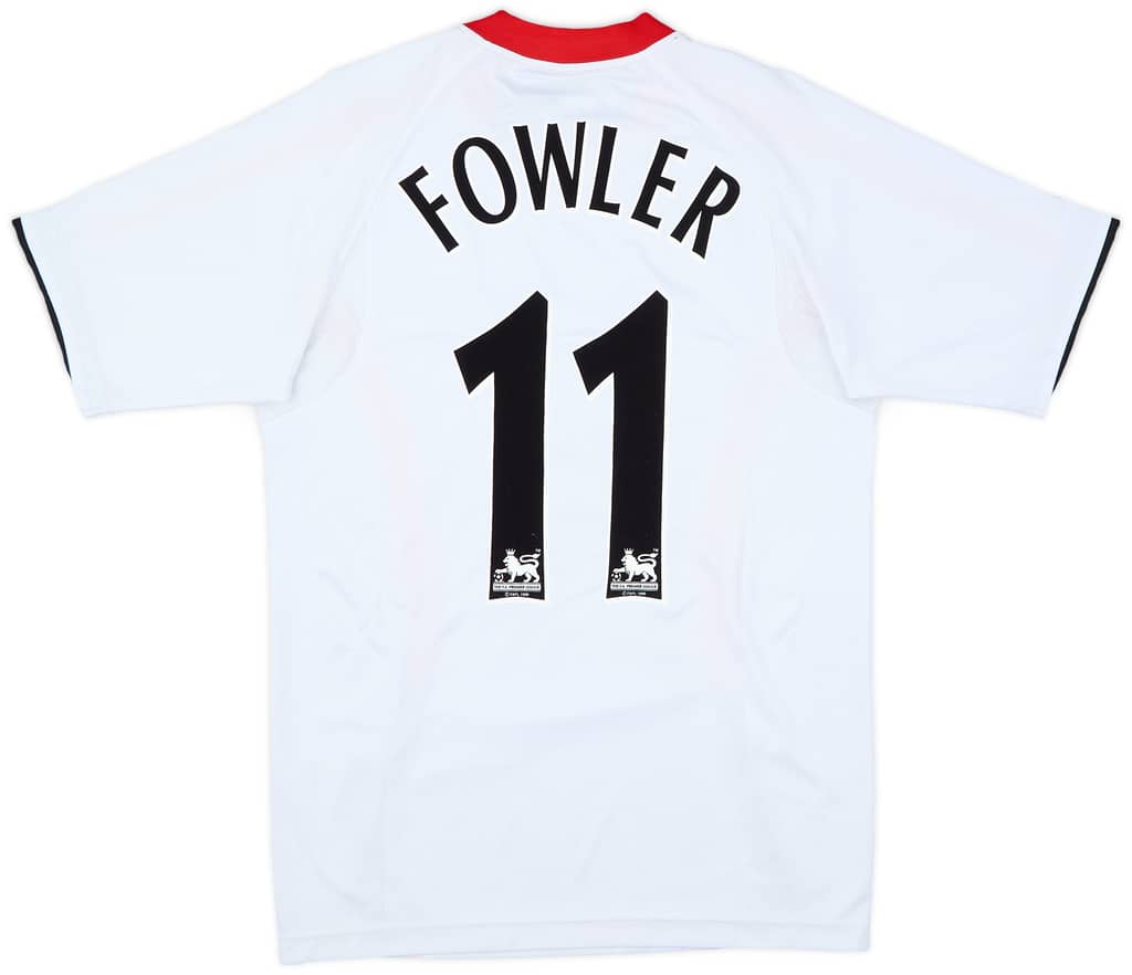 2005-06 Liverpool Away Shirt Fowler #11 - 9/10 - (S)