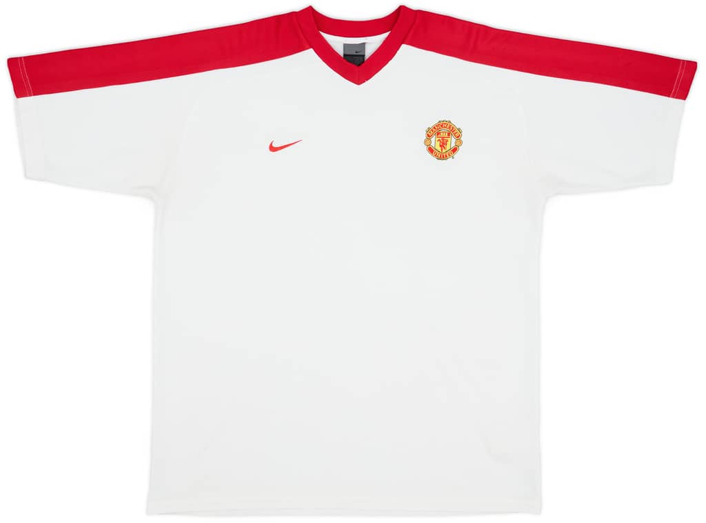 2004-05 Manchester United Nike Training Shirt - 7/10 - (L)